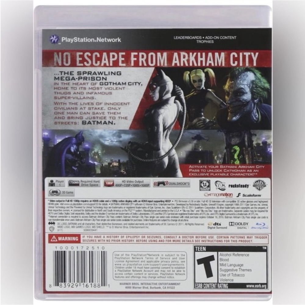 EUC PS3 Batman: Arkham City Video Game - Picture 6 of 13